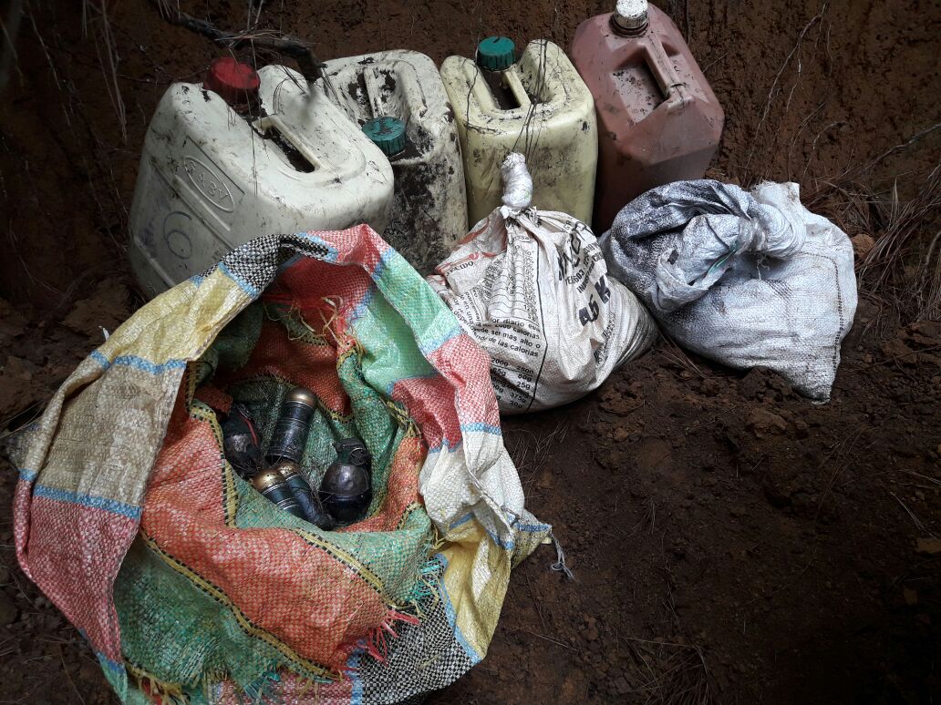 se pretendía utilizar para atentar en contra de edificaciones gubernamentales de los diferentes municipios, incluyendo la capital Caucana.