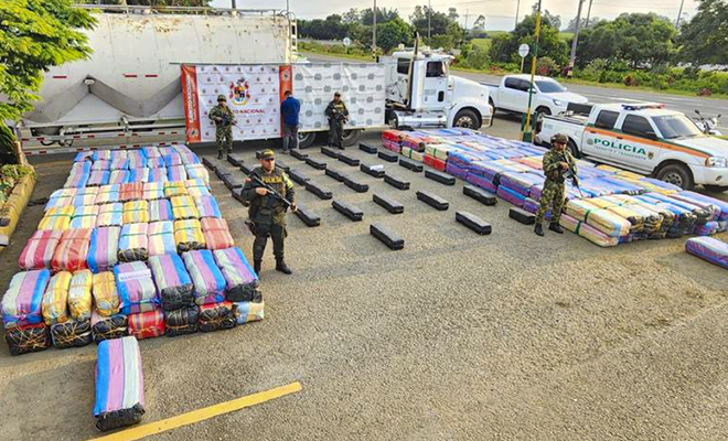 15,3 toneladas de marihuana incautadas durante el 2023