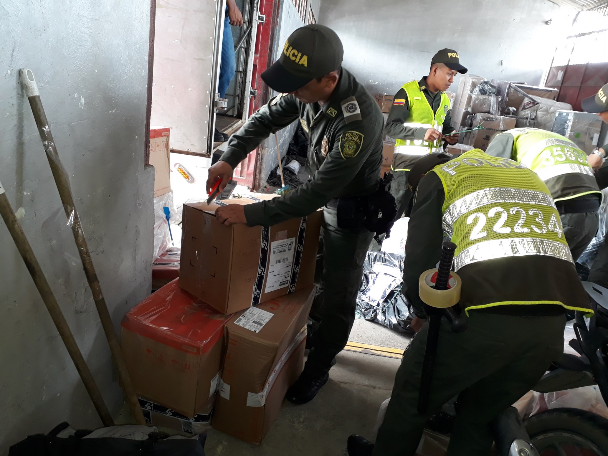 El alcaloide estaba oculto en un morral 