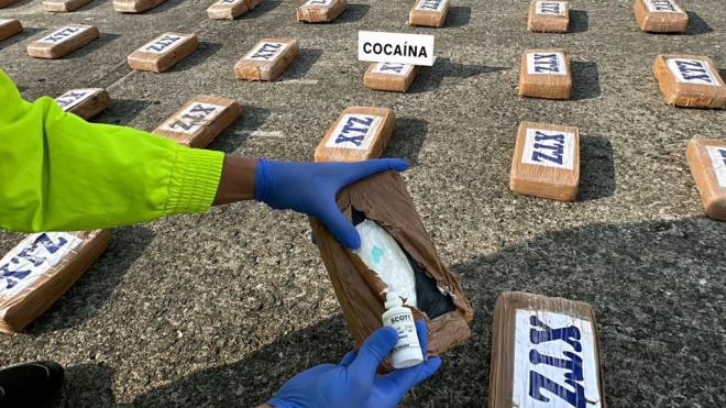 En Semana Santa fueron incautadas más de 2 toneladas de cocaína en  Santa Marta y en el Valle del Cauca