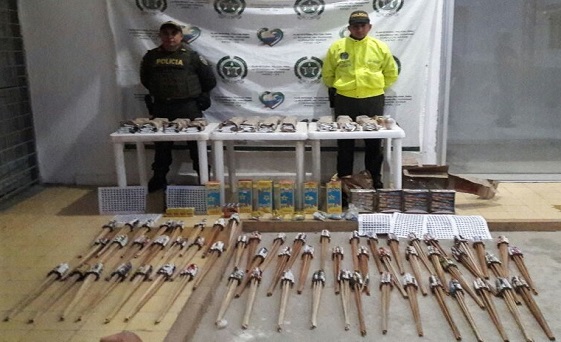 El material incautado tiene un valor de nueve millones de pesos