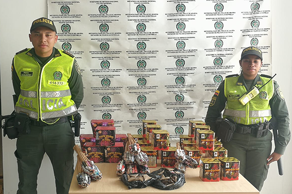 Continúan controles a la pólvora en el Valle de Aburrá