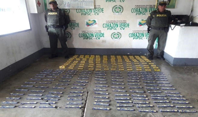 El procedimiento policial se llevó a cabo en la vía que conduce de Sincelejo a Montería