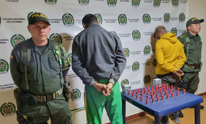 Incautado material bélico 