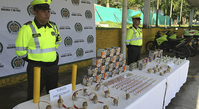 Más-de-dos toneladas-de-pólvora-incautó-la Policía Nacional-en-el-departamento-del-Meta