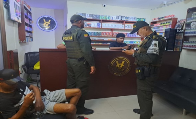 Control de los uniformados a establecimientos comerciales 