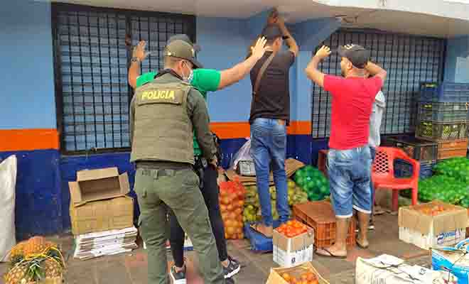 En coordinación de la fiscalía general de la nación se han realizado 10 allanamientos