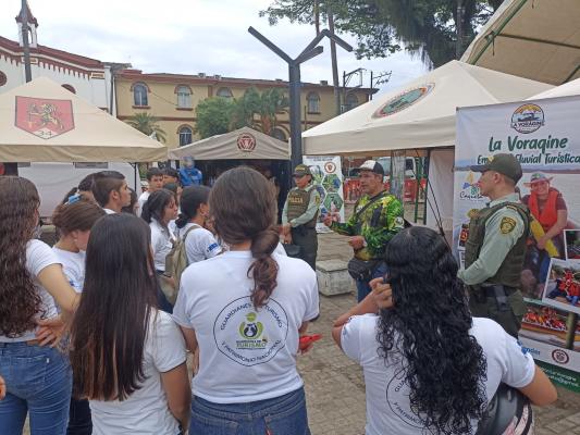 La Policía en Caquetá cuenta con jóvenes guardianes del turismo. 