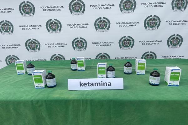 El canino Axel halló Ketamina 