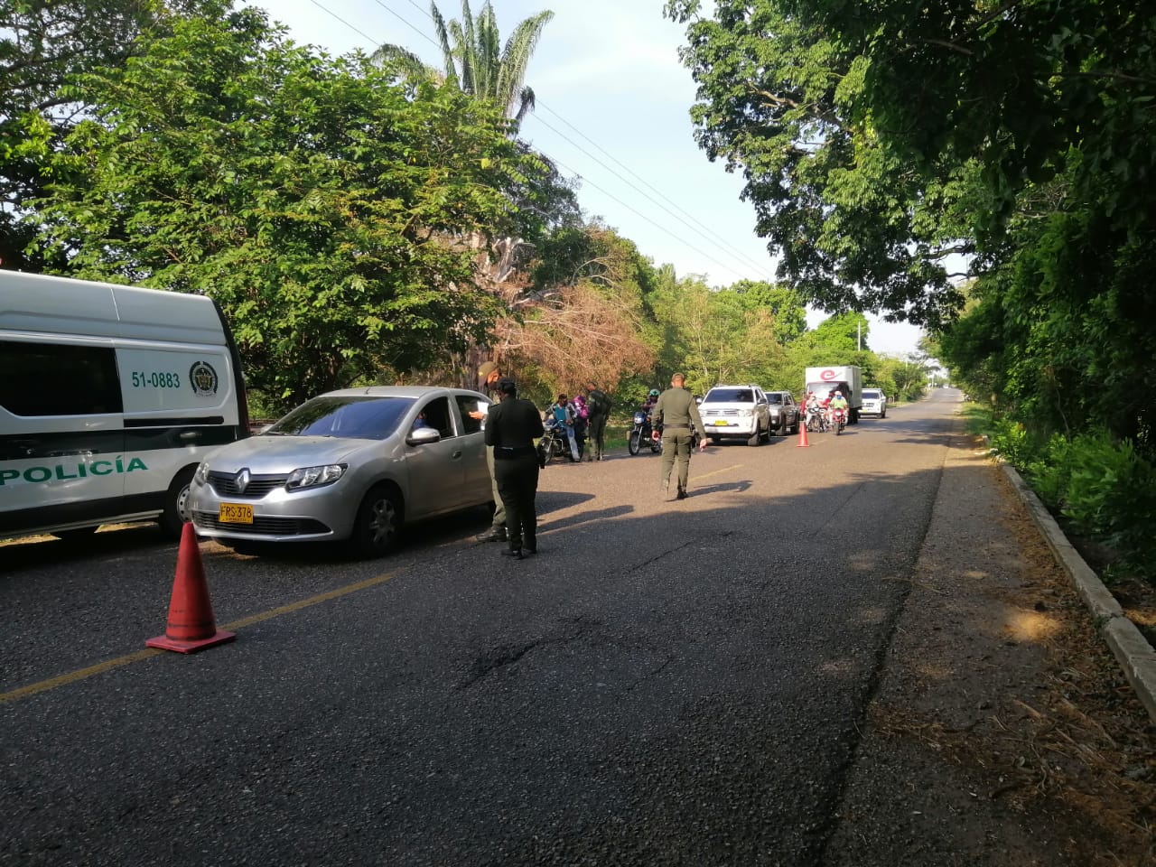 Control para el cumplimiento de las medidas sanitarias