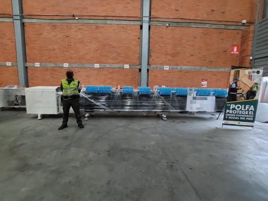 Maquinaria incautada