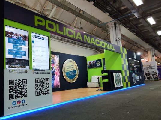 La Policía Nacional participa en la Feria Internacional del Libro de Bogotá 2023