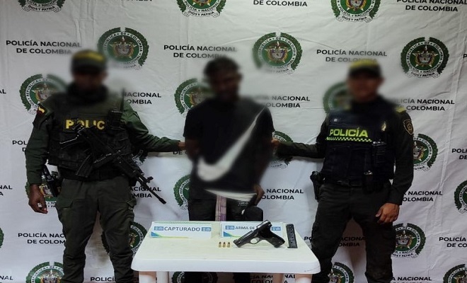 La rápida reacción de las patrullas permitió la captura de un sujeto con un arma de fuego