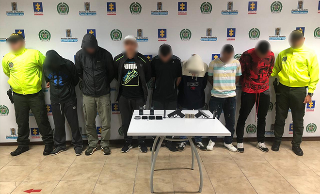 Entre los capturados se encuentran dos cabecillas conocidos como ‘Richy o Naty’ y ‘Mateo’