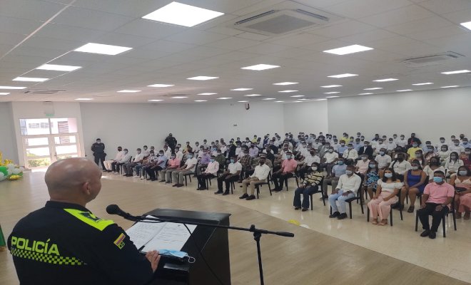 196 Auxiliares de Policía culminaron su servicio militar