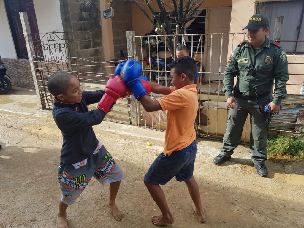 Llegamos ‘boxeando por la vida’ al barrio bueno aires
