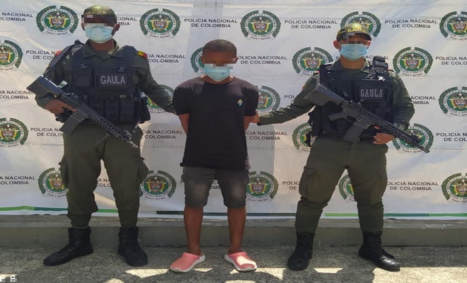 Lo cogimos con siete millones de pesos, producto de una extorsión 