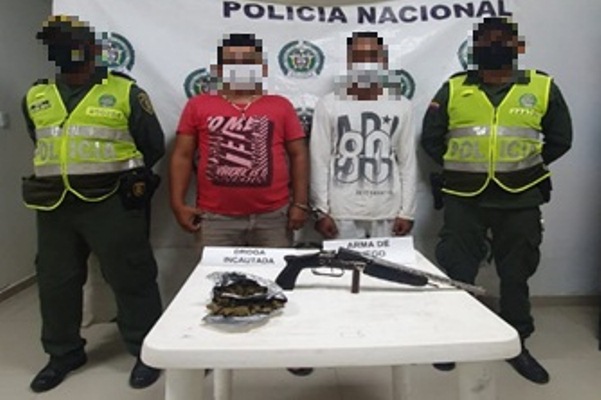 Controles policiales en Bosconia permiten la capturar dos sujetos