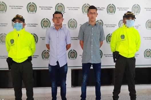 Los capturamos por el delito homicidio en el corregimiento de Media Luna