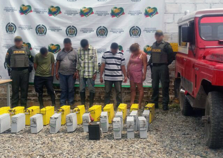 Cayeron “los chispas”