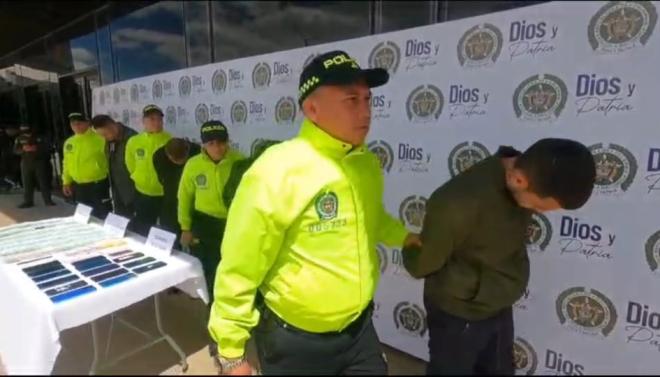 capturados por hurto a celulares