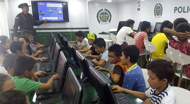 La Policía Nacional-reafirma su compromiso-con la niñez-en el Meta