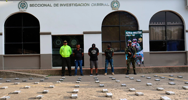 Caen ‘Los zapatas’ con 80 kilos de clorhidrato de cocaína