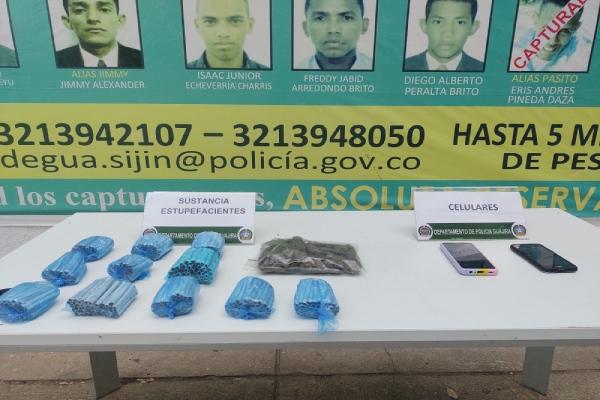 Elementos incautados 