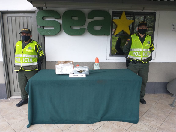 La sustancia avaluada en $1.846.666 provenía del valle del cauca