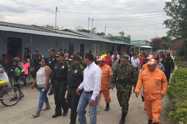 Director de la Policía Nacional inaugura nueva subestación