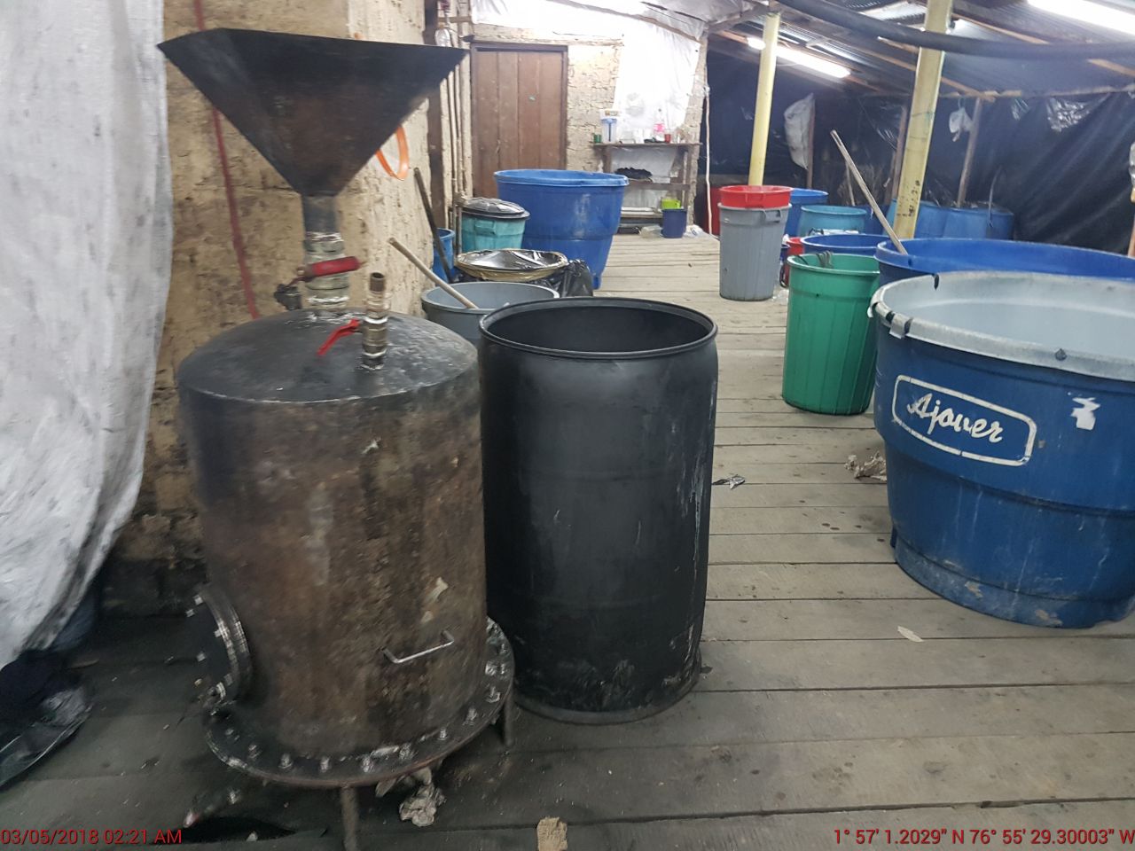 Destruido-gigantesco-laboratorio-para-producir-cocaína-en-el-Cauca