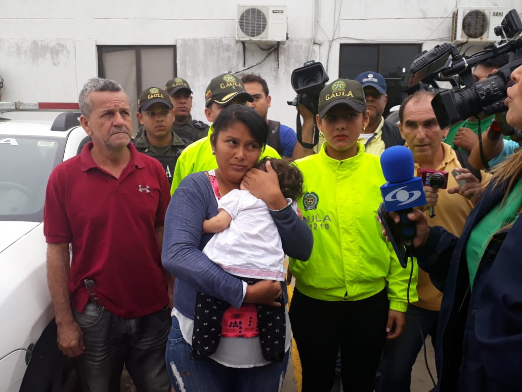  La madre de la pequeña es de nacionalidad venezolana.