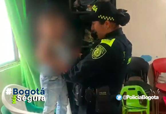 Menor de dos años rescatada