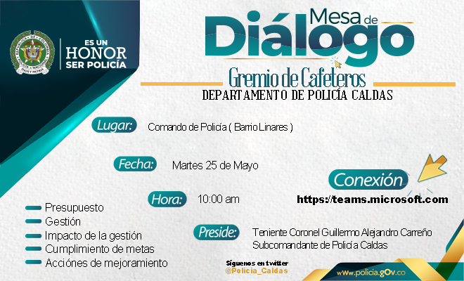 Juntos construimos país Mesa de Diálogo CALDAS 2021