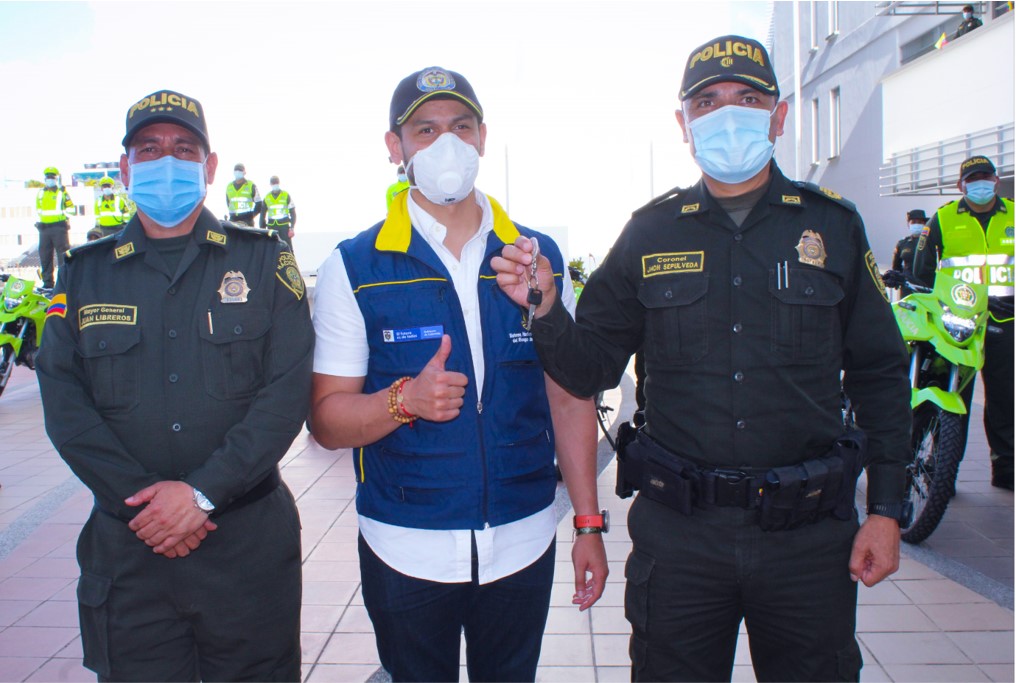 Nuevo parque automotor de la Policía Nacional al servicio de la comunidad de las Islas