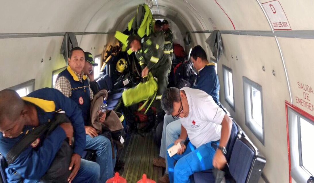 370 policías se desplazan hacia el lugar con otros organismos de apoyo