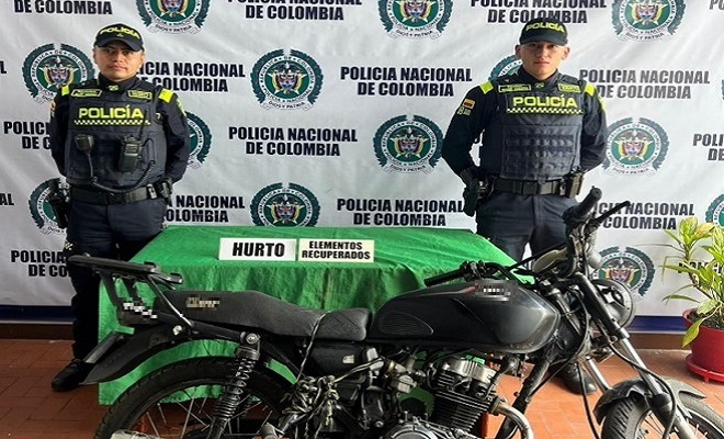 El vehículo fue dejado a disposición de la Fiscalía