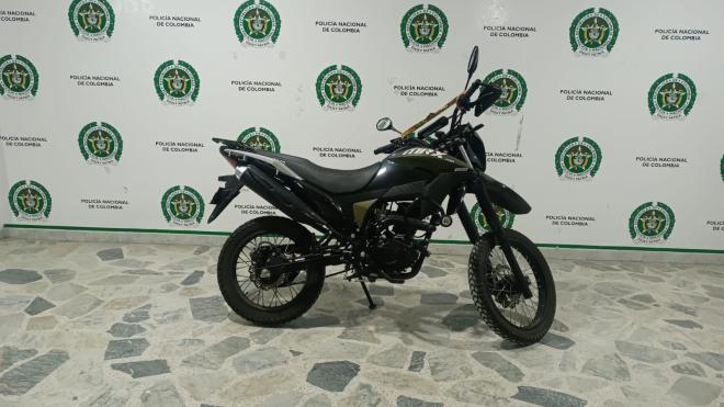 Una motocicleta fue recuperada.
