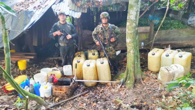 Operativos contra el flagelo de las drogas en Caquetá