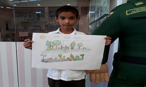 Con su obra, Félix Urango incentiva a las nuevas generaciones a proteger el medio ambiente y los recursos naturales.