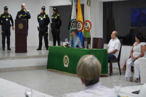 Gran logro en la primera edición de la "Noche de los Mejores" en el comando de policía Guajira