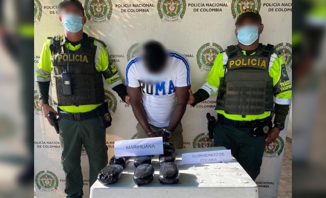 Capturado por trafico de estupefaciente