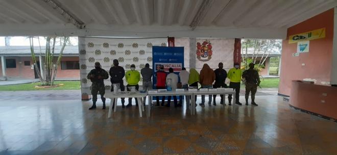 Ocho diligencias de allanamiento y seis capturas fueron materializadas 