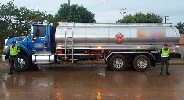 La Policía Nacional-adelantó ofensiva contra el contrabando de combustible-en el Meta