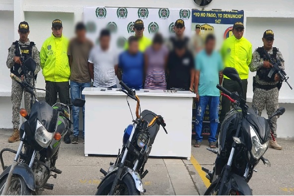 Operación “Los Robert” dejó ocho capturados por orden judicial