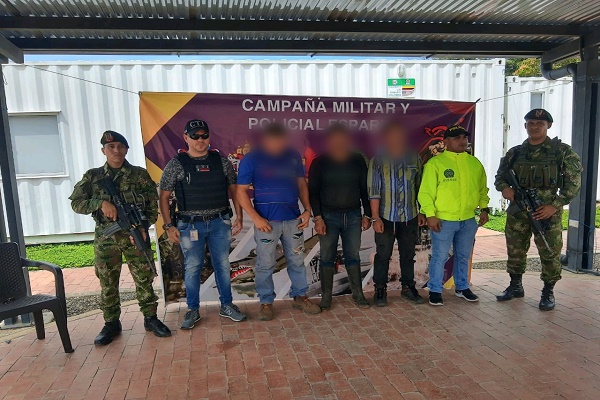 Operaciones coordinadas en zona rural de TIbú