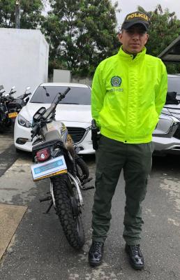 Motocicleta recuperada 