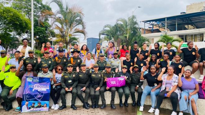 Patrulla púrpura Nariño