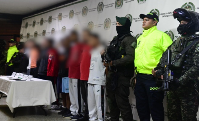 11 personas capturadas en el despliegue de una operación contra la venta de estupefacientes en Itagüí