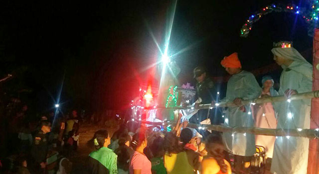 Pesebre móvil-navidad-Policía Meta